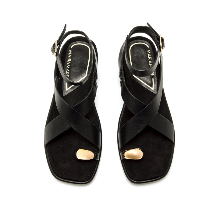 SANDALIAS DE MUJER MARIAMARE 68733 NEGRO 68733 62638 - Querol online