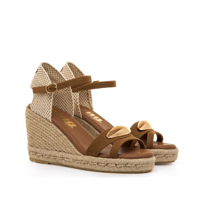 SANDALIAS DE MUJER MUSTANG LOUISA MARRON 55653 62677 - Querol online