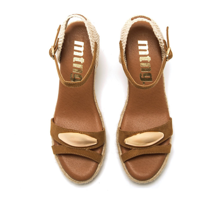 SANDALIAS DE MUJER MUSTANG LOUISA MARRON 55653 62677 - Querol online