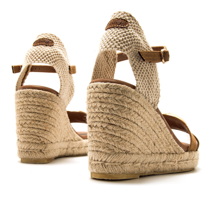 SANDALIAS DE MUJER MUSTANG LOUISA MARRON 55653 62677 - Querol online