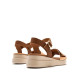 SANDALIAS DE MUJER MUSTANG DANIELA MARRON 56435 62722 - Querol online