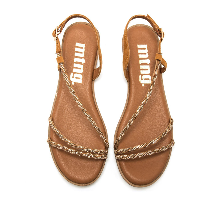 SANDALIAS DE MUJER MUSTANG MARIA MARRON 56612 62738 - Querol online