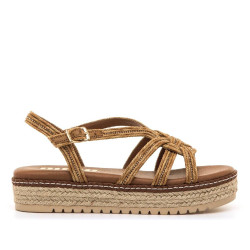 SANDALIAS DE MUJER MUSTANG AMELIE MARRON 51261 62650 - Querol online