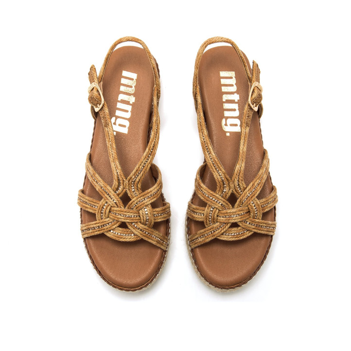 SANDALIAS DE MUJER MUSTANG AMELIE MARRON 51261 62650 - Querol online
