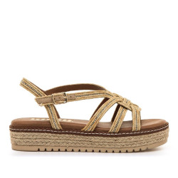 SANDALIAS DE MUJER MUSTANG AMELIE BEIGE 51261 62651 - Querol online