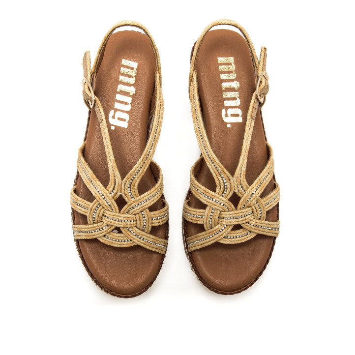 SANDALIAS DE MUJER MUSTANG AMELIE BEIGE 51261 62651 - Querol online