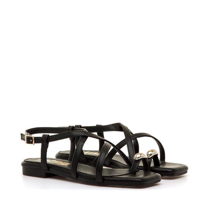 SANDALIAS DE MUJER MUSTANG NECANE NEGRO 55681 62679 - Querol online