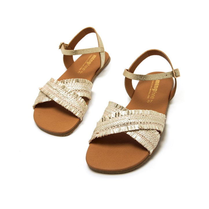 SANDALIAS DE MUJER MUSTANG FREE-CLEO ORO 55974 62851 - Querol online