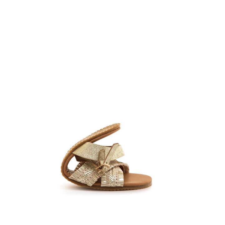 SANDALIAS DE MUJER MUSTANG FREE-CLEO ORO 55974 62851 - Querol online
