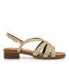 SANDALIAS DE MUJER MUSTANG INES ORO 55786 62685
