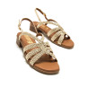 SANDALIAS DE MUJER MUSTANG INES ORO 55786 62685