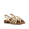 SANDALIAS DE MUJER MUSTANG INES ORO 55786 62685