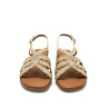 SANDALIAS DE MUJER MUSTANG INES ORO 55786 62685