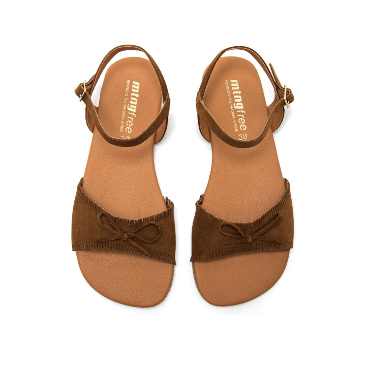 SANDALIAS DE MUJER MUSTANG FREE-CLEO MARRON 55975 62853 - Querol online