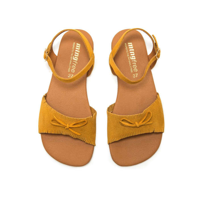 SANDALIAS DE MUJER MUSTANG FREE-CLEO AMARILLO 55975 62855 - Querol online