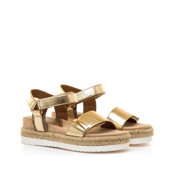 SANDALIAS DE MUJER MARIAMARE 68744 ORO 68744 62642 - Querol online