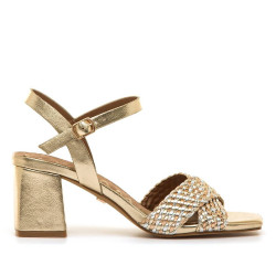 SANDALIAS DE MUJER MARIAMARE 68774 ORO 68774 62648 - Querol online