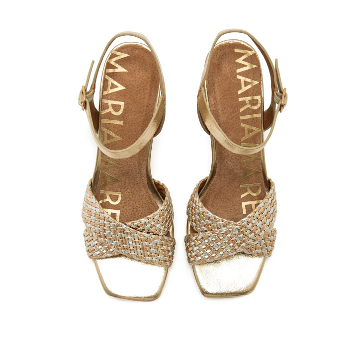 SANDALIAS DE MUJER MARIAMARE 68774 ORO 68774 62648 - Querol online