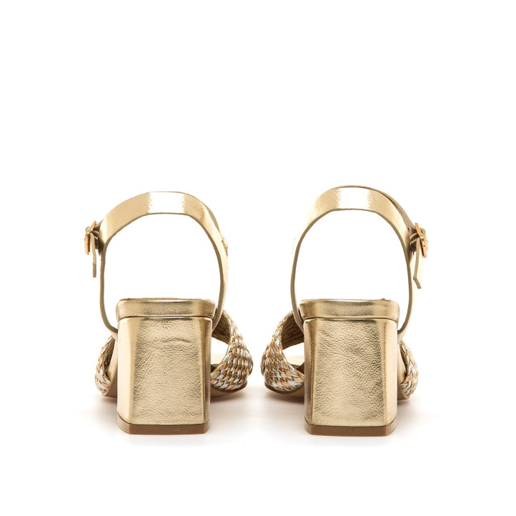 SANDALIAS DE MUJER MARIAMARE 68774 ORO 68774 62648 - Querol online