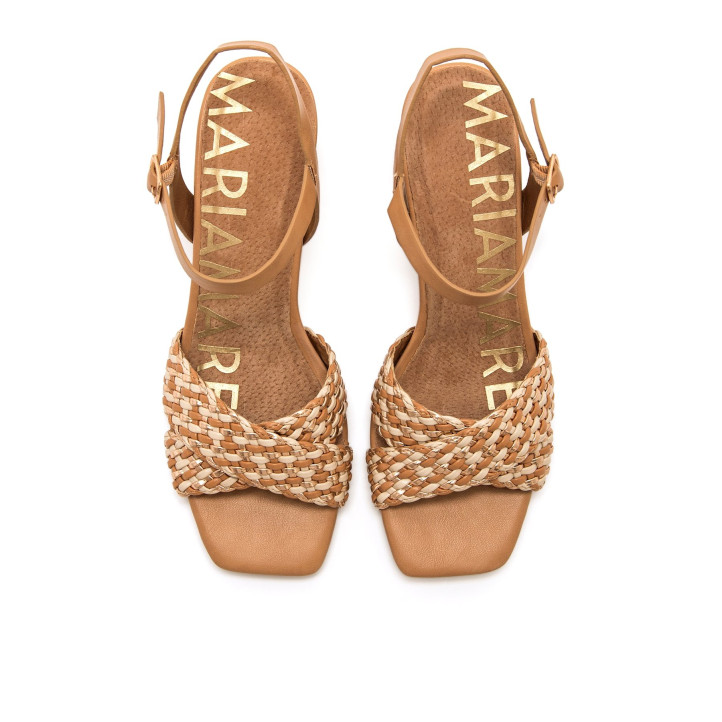 SANDALIAS DE MUJER MARIAMARE 68774 BEIGE 68774 62649 - Querol online