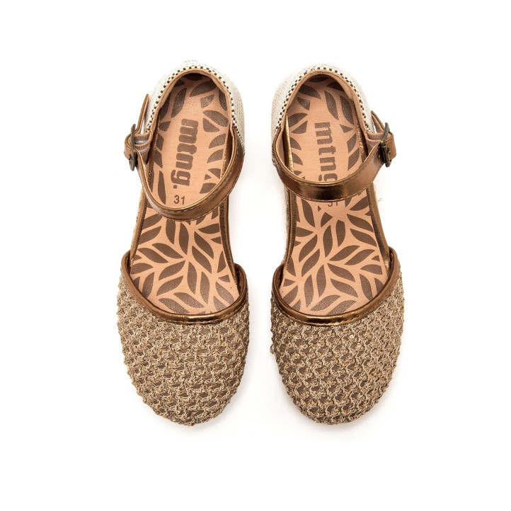 SANDALIAS DE NIñO MTNG KIDS PADME MARRON 40039 62581 - Querol online