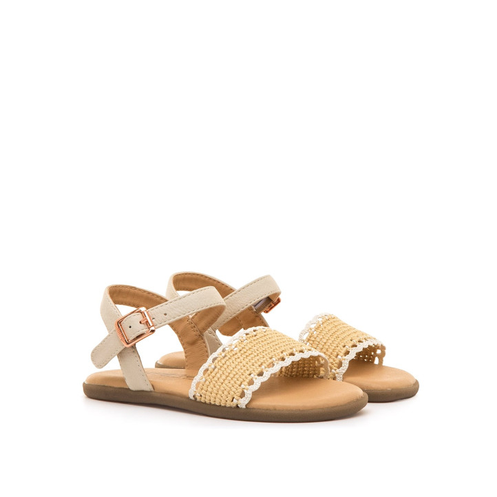 SANDALIAS DE NIñO MTNG KIDS RESPECT-MARIA BEIGE 49350 62601 - Querol online