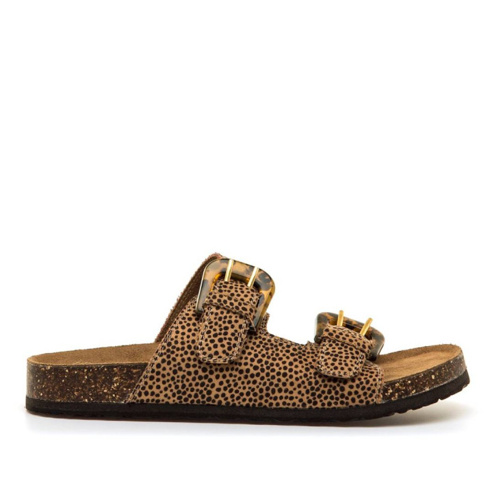 SANDALIAS DE MUJER MUSTANG LAZY MARRON 52143 62653 - Querol online