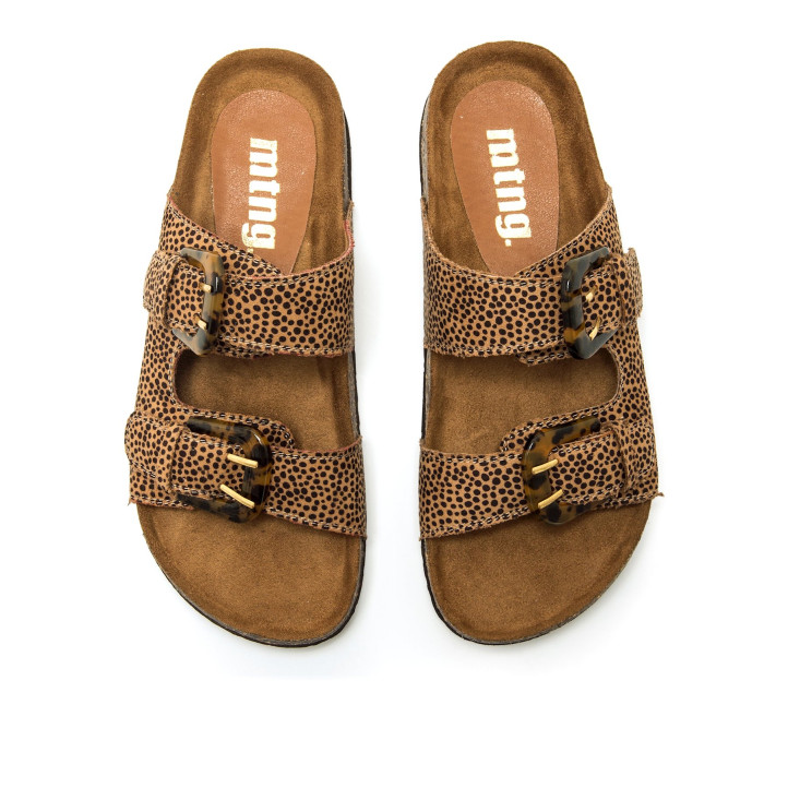 SANDALIAS DE MUJER MUSTANG LAZY MARRON 52143 62653 - Querol online
