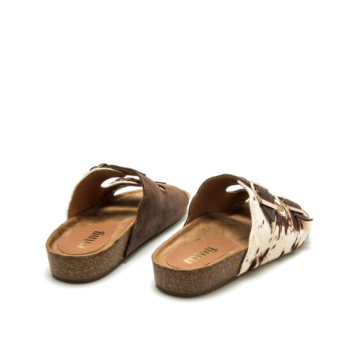 SANDALIAS DE MUJER MUSTANG LIN MARRON 54085 62657 - Querol online