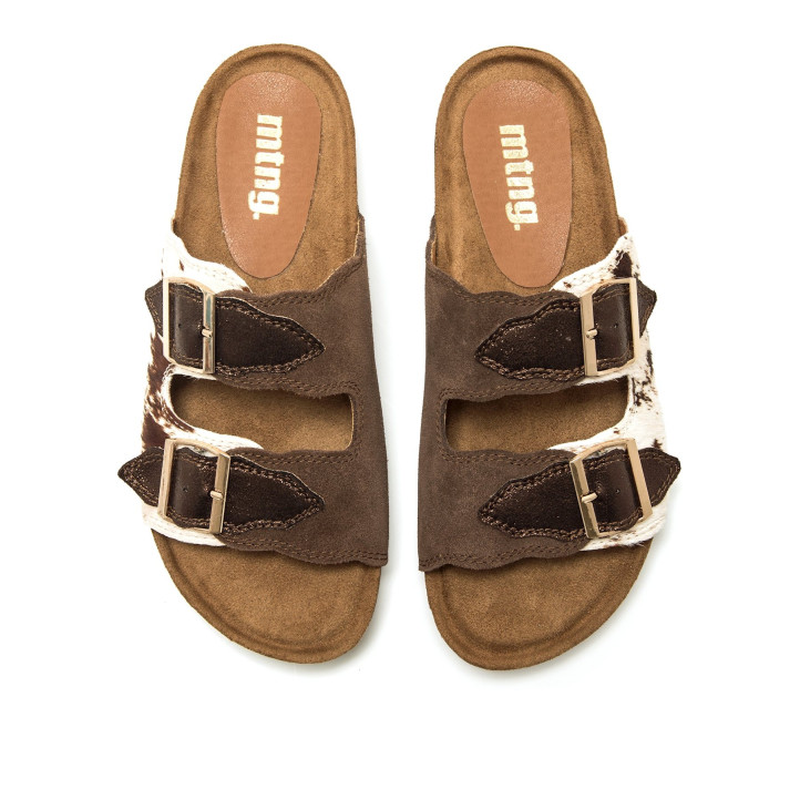 SANDALIAS DE MUJER MUSTANG LIN MARRON 54085 62657 - Querol online
