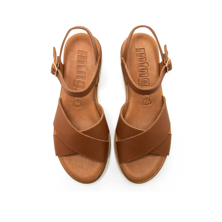 SANDALIAS DE MUJER MUSTANG DANIELA MARRON 54530 62663 - Querol online
