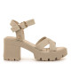 SANDALIAS DE MUJER MUSTANG EMELINE BEIGE 55759 62682 - Querol online