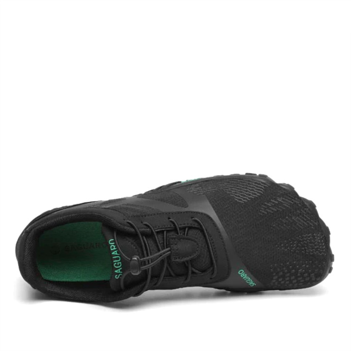 Zapatillas deportivas Saguaro vitality III negras barefoot - Querol online