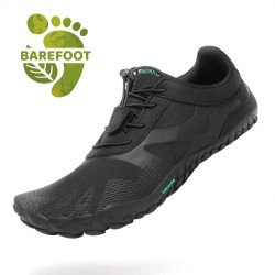 Zapatillas deportivas Saguaro vitality III negras barefoot - Querol online