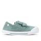 Zapatillas lona Igor matcha canvas v con doble velcro barefoot - Querol online
