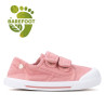 Sabatilles lona Igor roses canvas v amb doble velcro barefoot