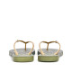 Chanclas Pepe Jeans rake wing doradas con flores - Querol online