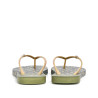 Chanclas Pepe Jeans rake wing doradas con flores