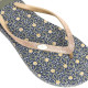 Chanclas Pepe Jeans rake wing doradas con flores - Querol online