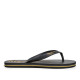 Chanclas Pepe Jeans bay beach negras con letras doradas - Querol online
