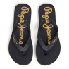 Xancles Pepe Jeans bay beach negres amb lletres daurades