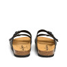 Sandalias Pepe Jeans double velour negras estilo bio