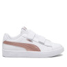 Zapatillas deporte Puma rickie classic white con metallic pink