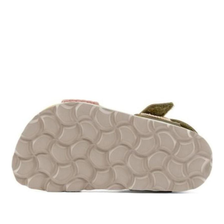 sandalias Duuo candy rosas con detalles verdes y amarillos - Querol online