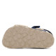 sandalias Duuo candy beige con detalles azules y lima - Querol online