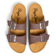 Sandalias Pepe Jeans double chicago marrones tipo bio - Querol online