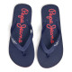 Chanclas Pepe Jeans bay beach azul marino con detalles rojos - Querol online