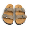 Sandalias planas Pepe Jeans oban suede taupe estilo bio