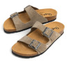 Sandalias planas Pepe Jeans oban suede taupe estilo bio