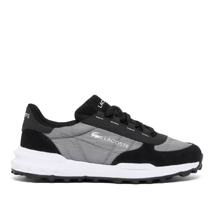 Zapatillas deportivas Lacoste elite active evo negras y blancas - Querol online